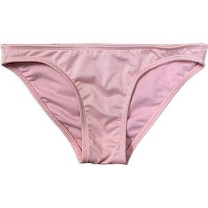 Xhilaration Women’s Sparkle Pink Bikini Bottom Women’s SIZE Small Lined Pink